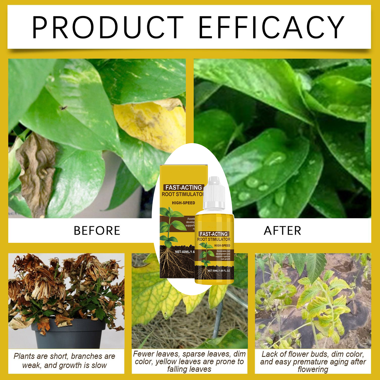 Root Booster For Plants Natura - Root Stimulator Liquid avaliação e preço