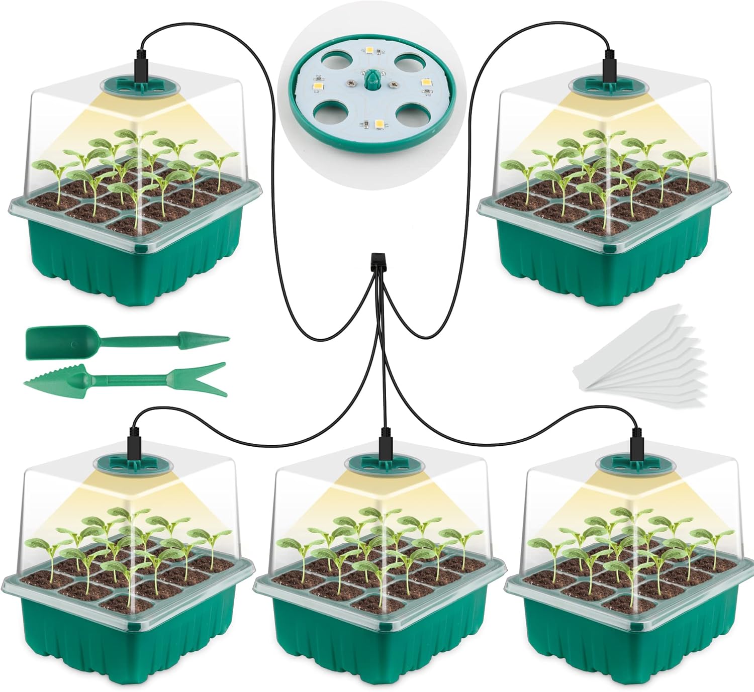 Seed Starter Tray with Grow Li - Humidity Dome Kit avaliação e preço