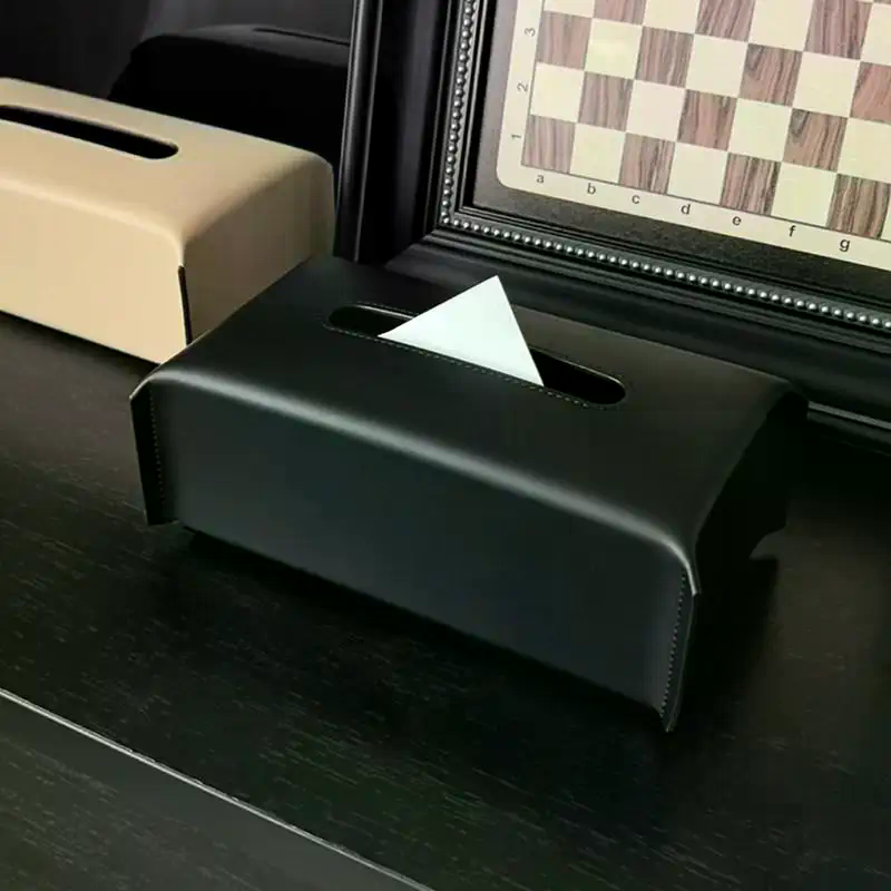 Luxury Tissue Box Leather Napk - Agar Tissue Culture avaliação e preço