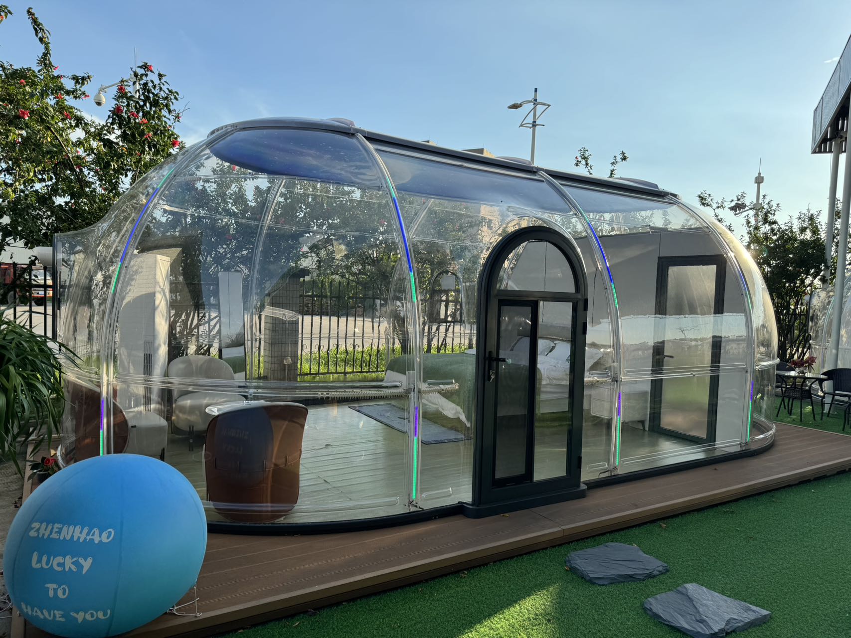 7.8-Meter Transparent Starry P - Plastic Dome Clear avaliação e preço