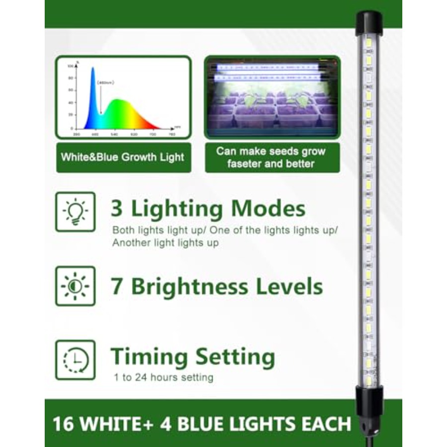 Seed Starter Kit with Grow Lig - Humidity Dome Kit avaliação e preço