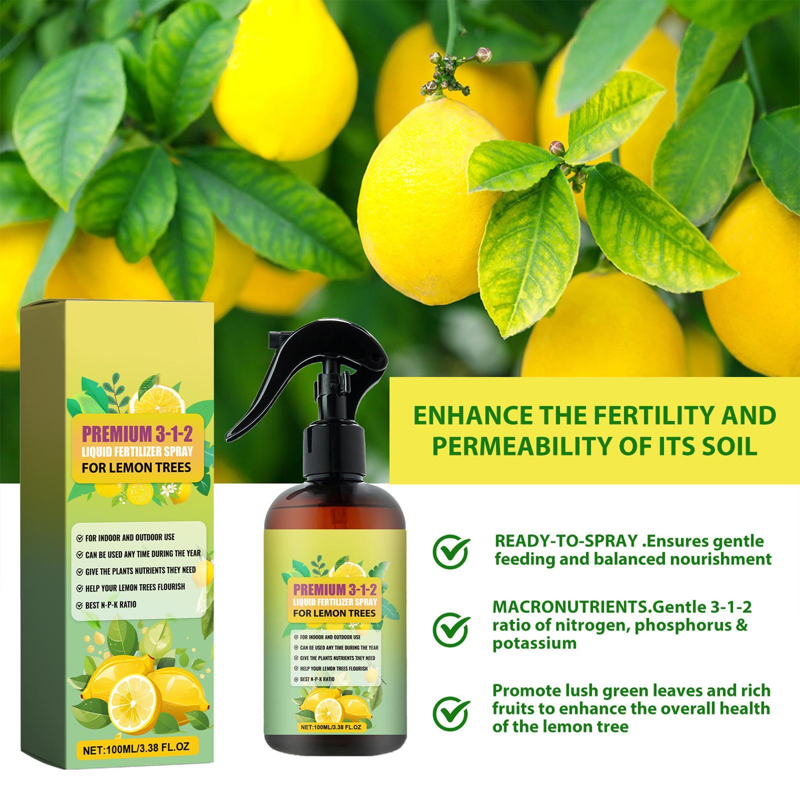 100ml Lemon Tree Fertilizer Le - Root Stimulator Liquid avaliação e preço