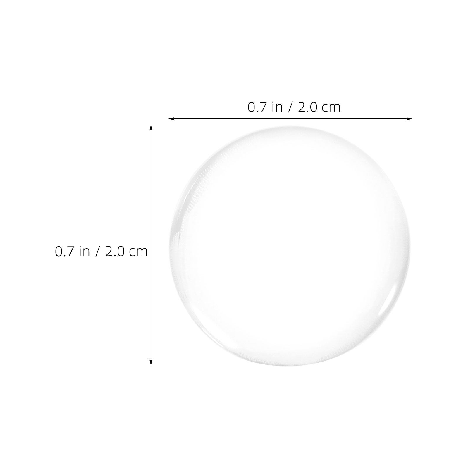 40Pcs Epoxy Dome Stickers Tran - Plastic Dome Clear avaliação e preço