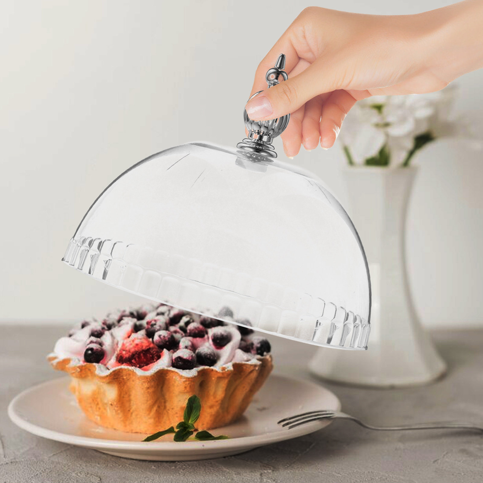 Plastic Clear Cake Dome Cover  - Plastic Dome Clear avaliação e preço