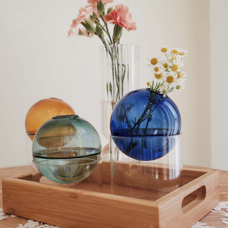 Mini Round Flower Vase Hydropo - Propagation Station Vase avaliação e preço