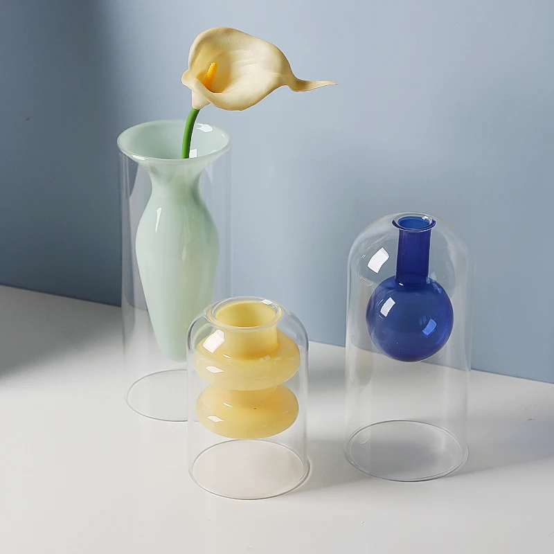 Decorative Double Wall Borosil - Propagation Station Vase avaliação e preço