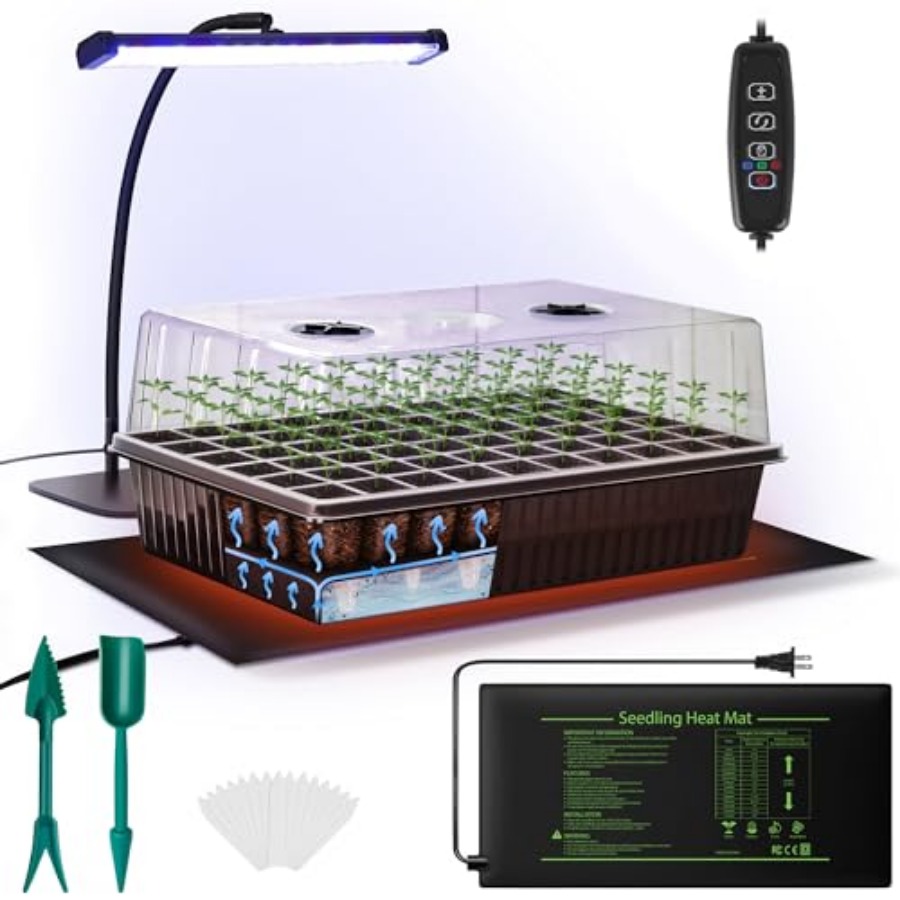 60-Cell Self-Watering Seed Sta - Humidity Dome Kit avaliação e preço