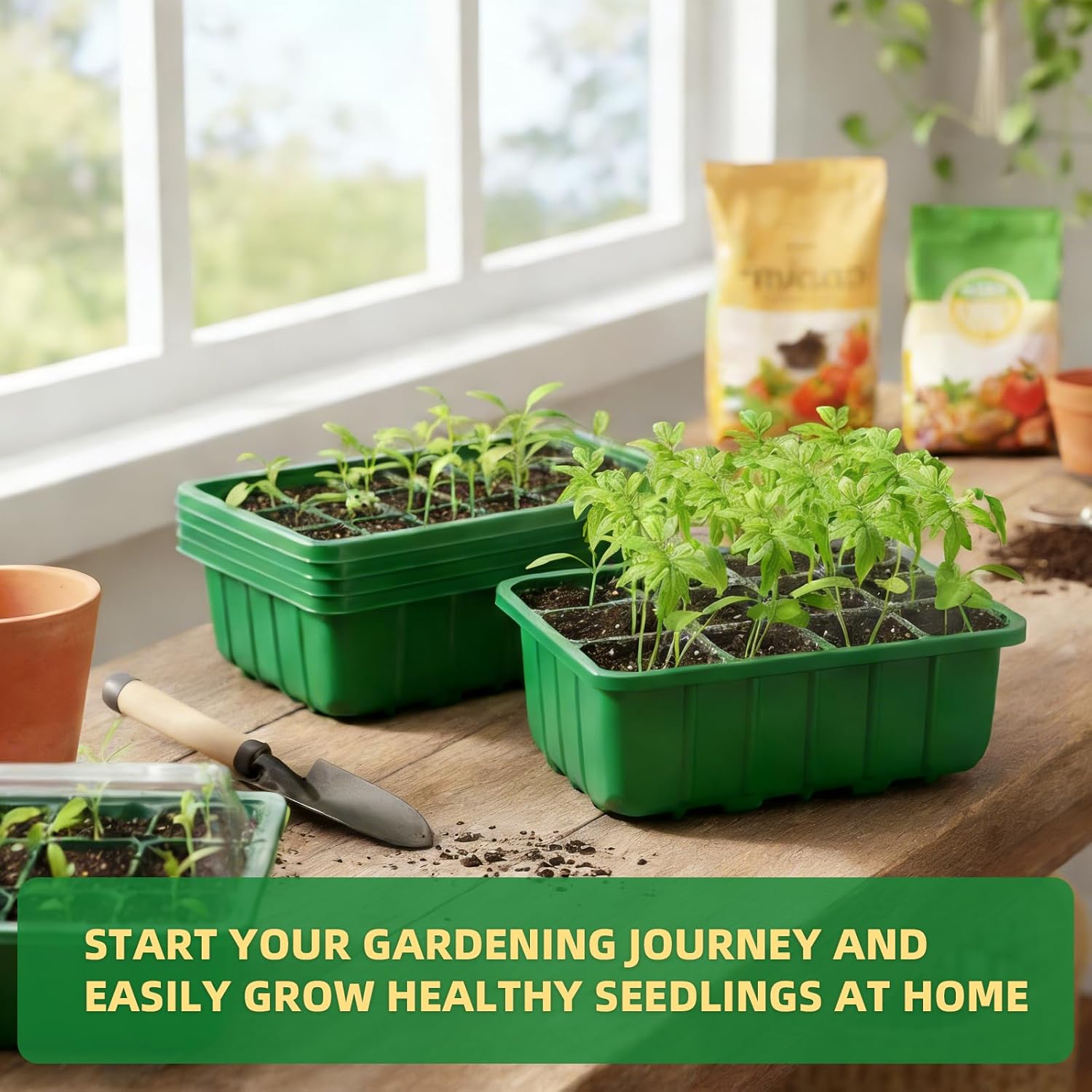 5-Pack Seed Starter Tray Kit w - Humidity Dome Kit avaliação e preço