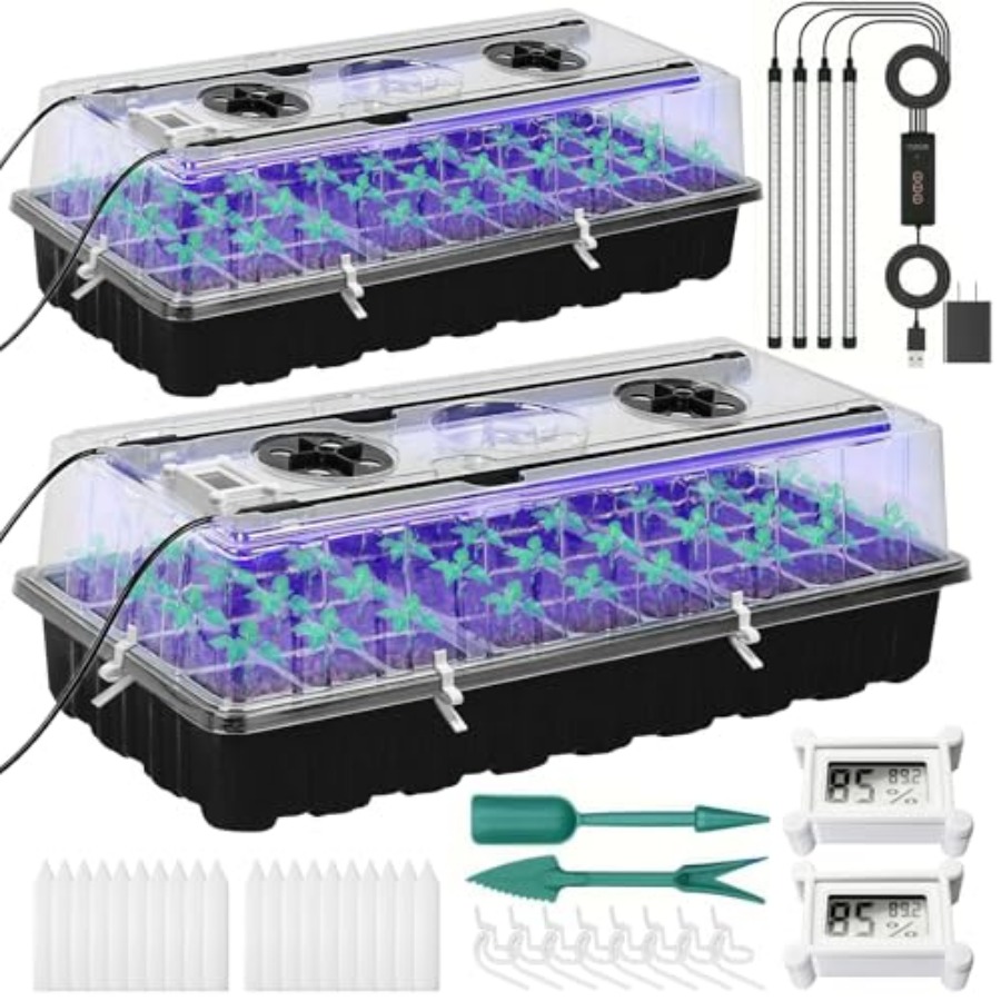 Seed Starter Tray with Grow Li - Humidity Dome Kit avaliação e preço