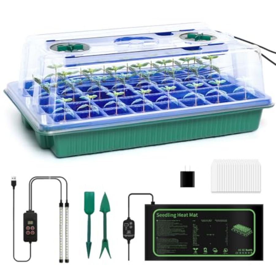 Seed Starter Kit with Grow Lig - Humidity Dome Kit avaliação e preço