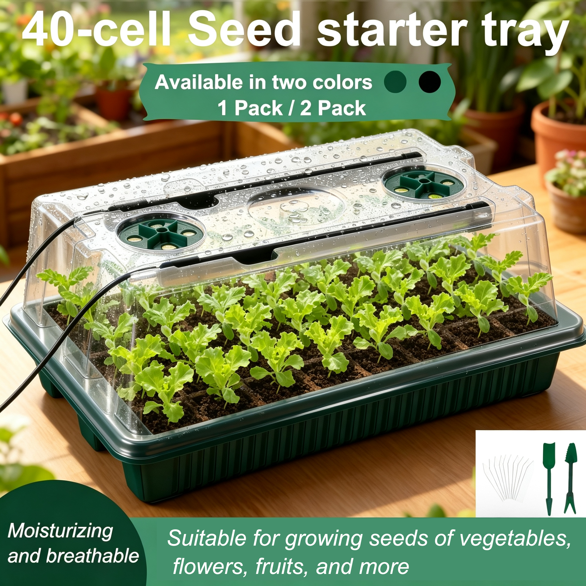 Seed Starter Tray with Grow Li - Humidity Dome Kit avaliação e preço