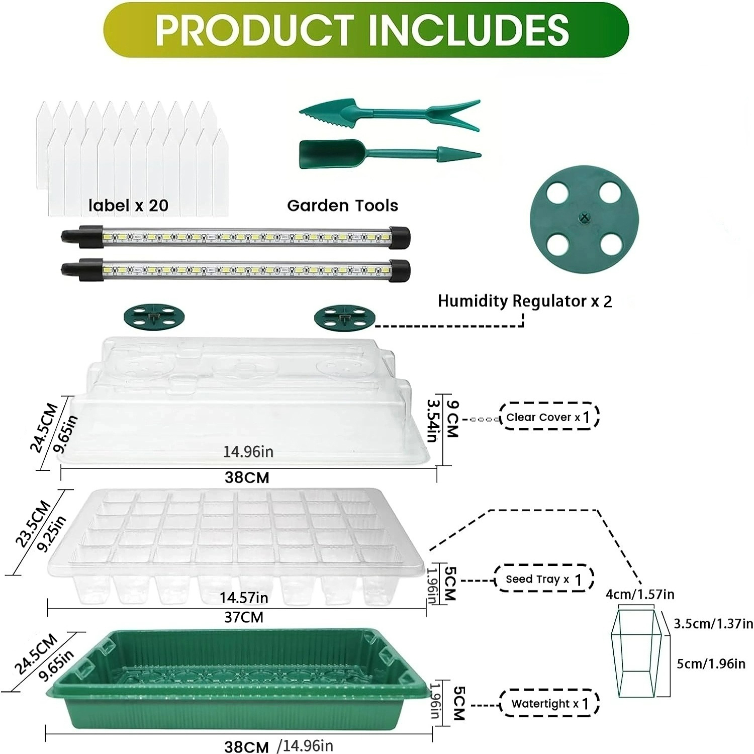 Seed Starter Tray with Grow Li - Humidity Dome Kit avaliação e preço