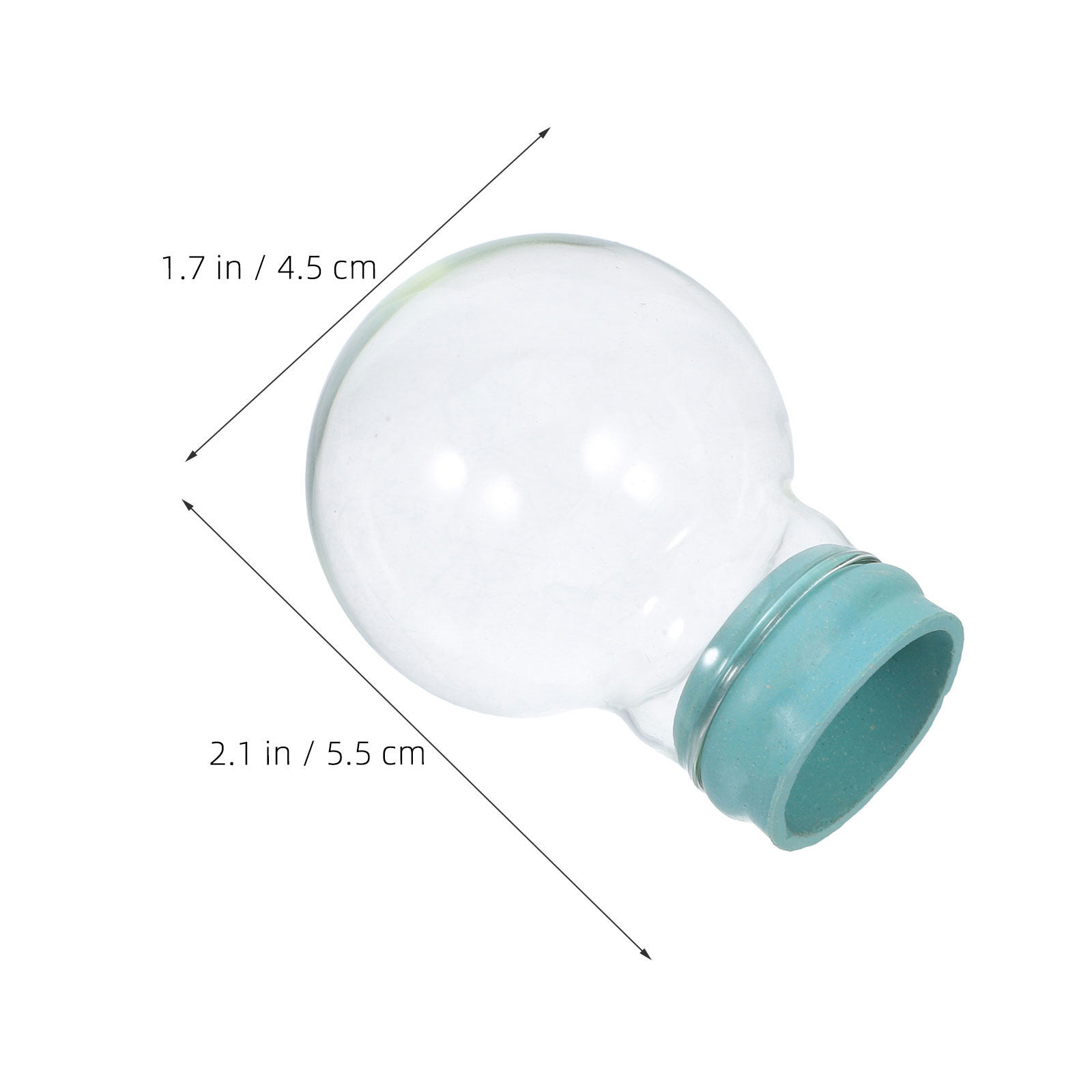 3Pcs Empty Snow Globe Glass Do - Plastic Dome Clear avaliação e preço