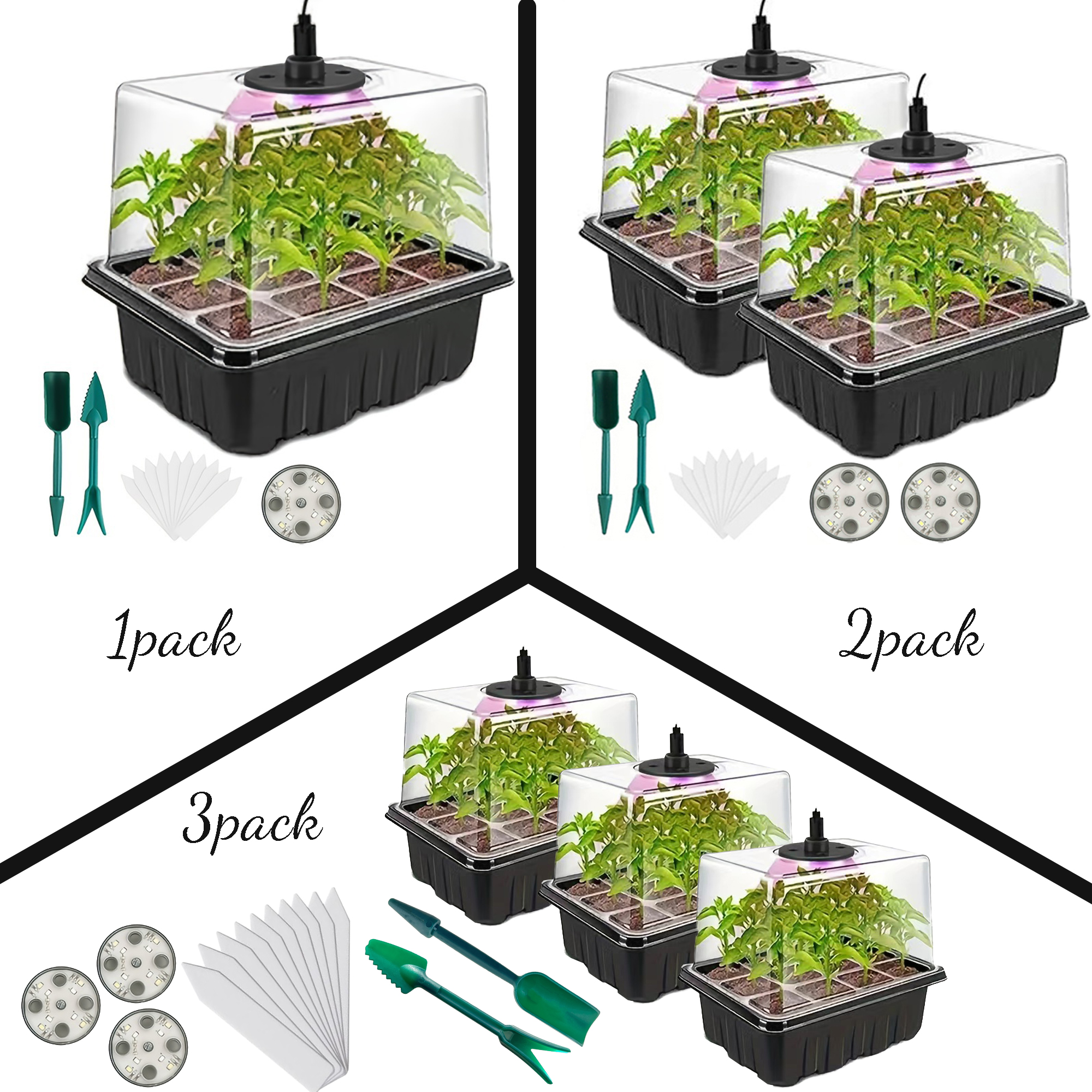 Seedling Starter Kit 1/2/3 Set - Humidity Dome Kit avaliação e preço
