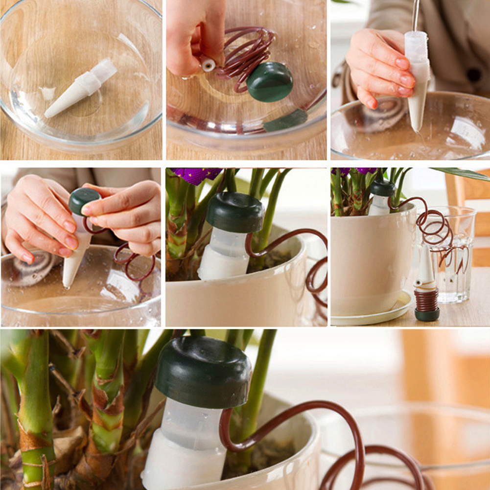 8-24Pcs Self-Watering Probes A - Self Watering Insert avaliação e preço