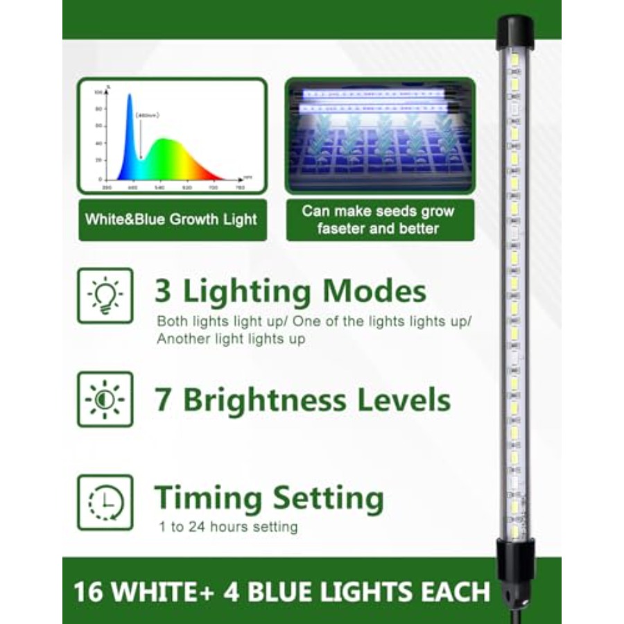 Seed Starter Kit with Grow Lig - Humidity Dome Kit avaliação e preço