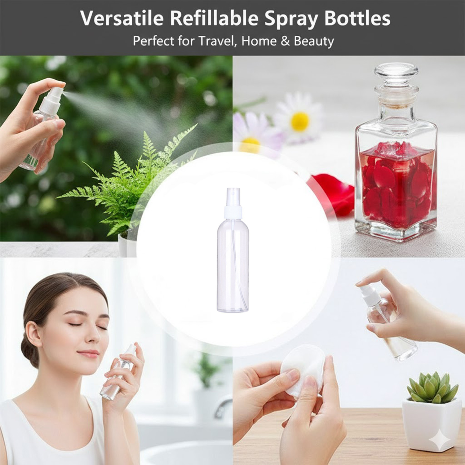 100ml Small Fine Mist Spray Bo - Misting Bottle Fine avaliação e preço
