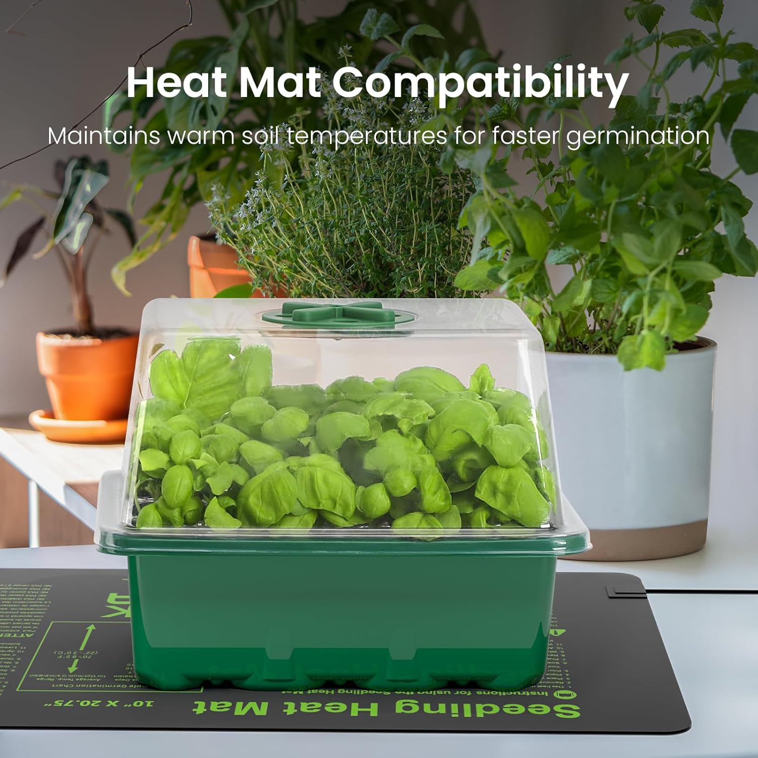 Seed Starter Kit with Grow Lig - Humidity Dome Kit avaliação e preço