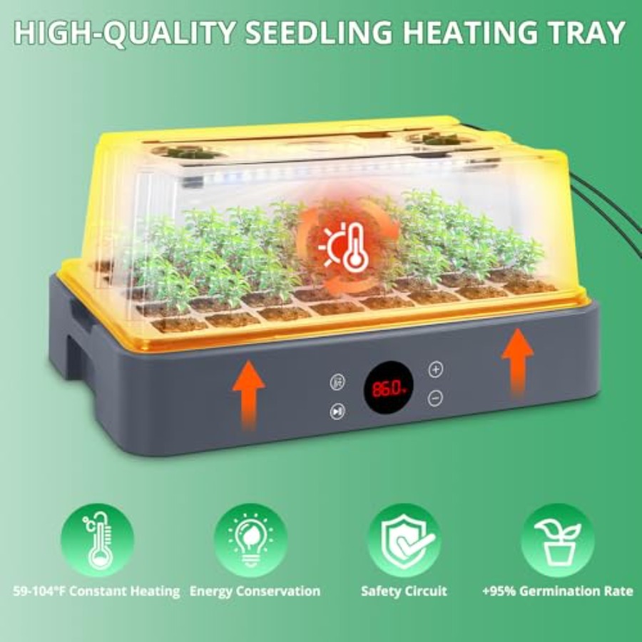 Seed Starter Tray with Grow Li - Humidity Dome Kit avaliação e preço
