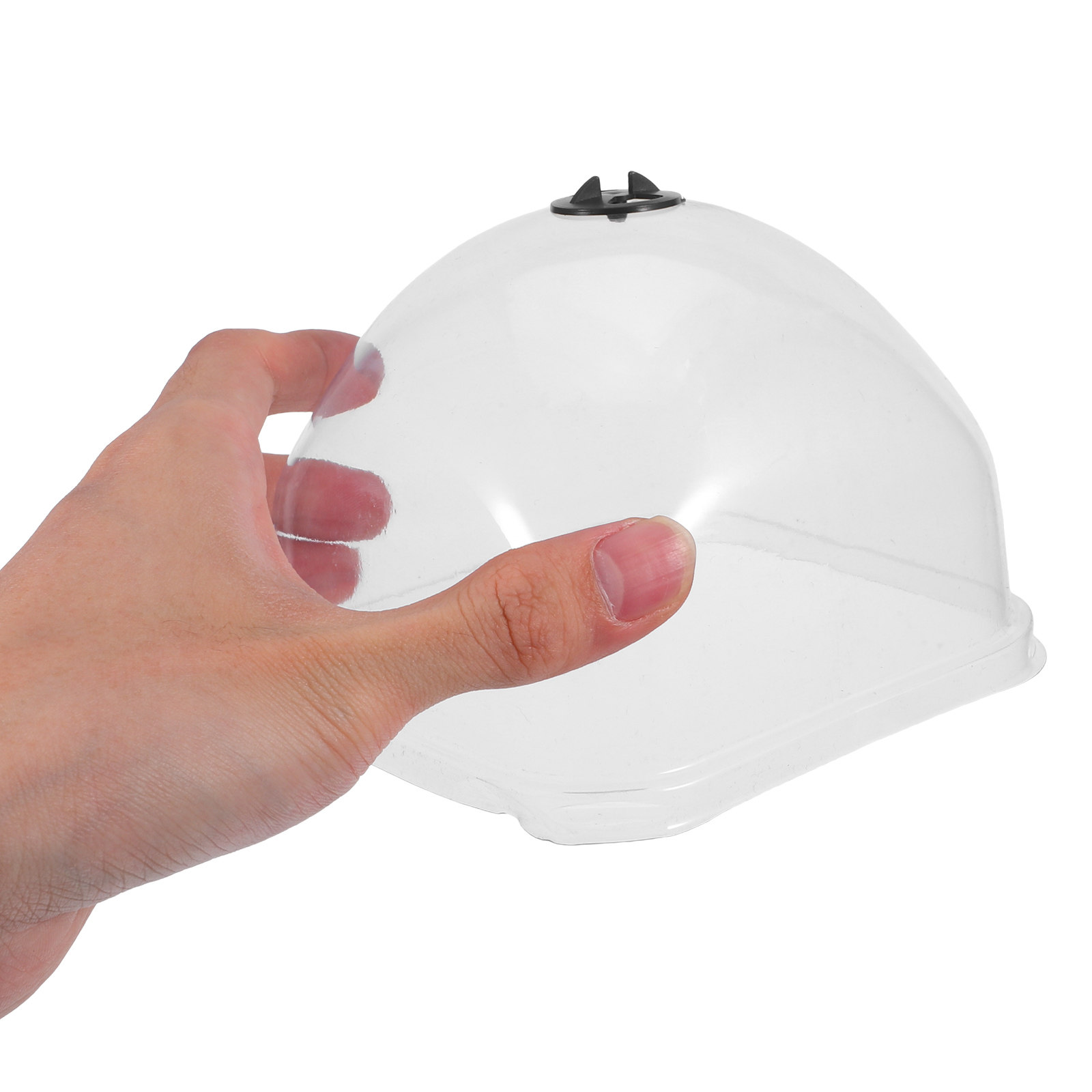 6Pcs Plant Cover Humidity Dome - Plastic Dome Clear avaliação e preço