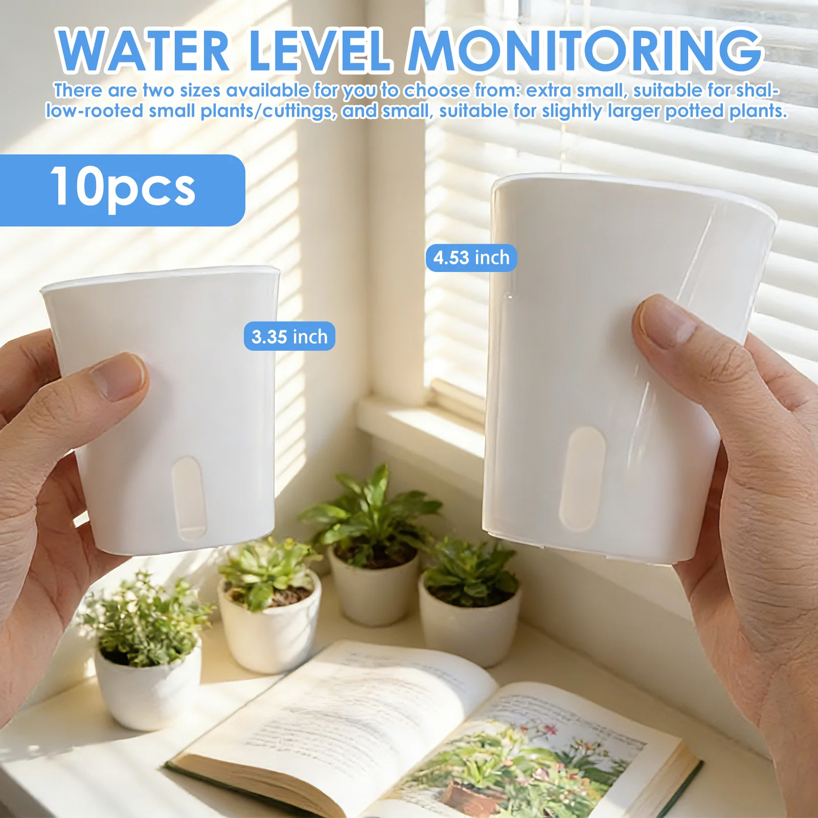 10 Pcs Self Watering Planter L - Self Watering Insert avaliação e preço