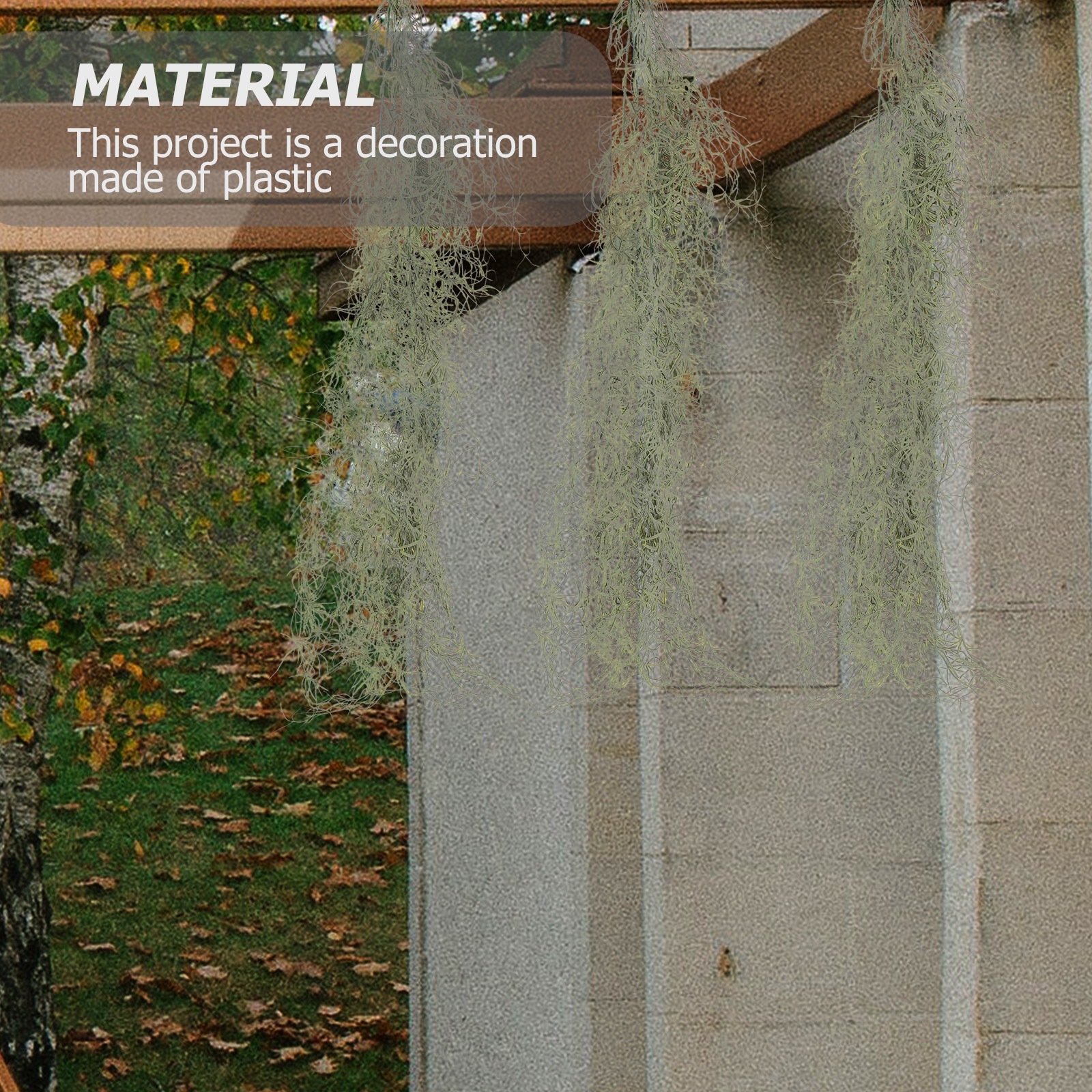 Hanging Moss Decor Artificial  - Sphagnum Moss Dry avaliação e preço
