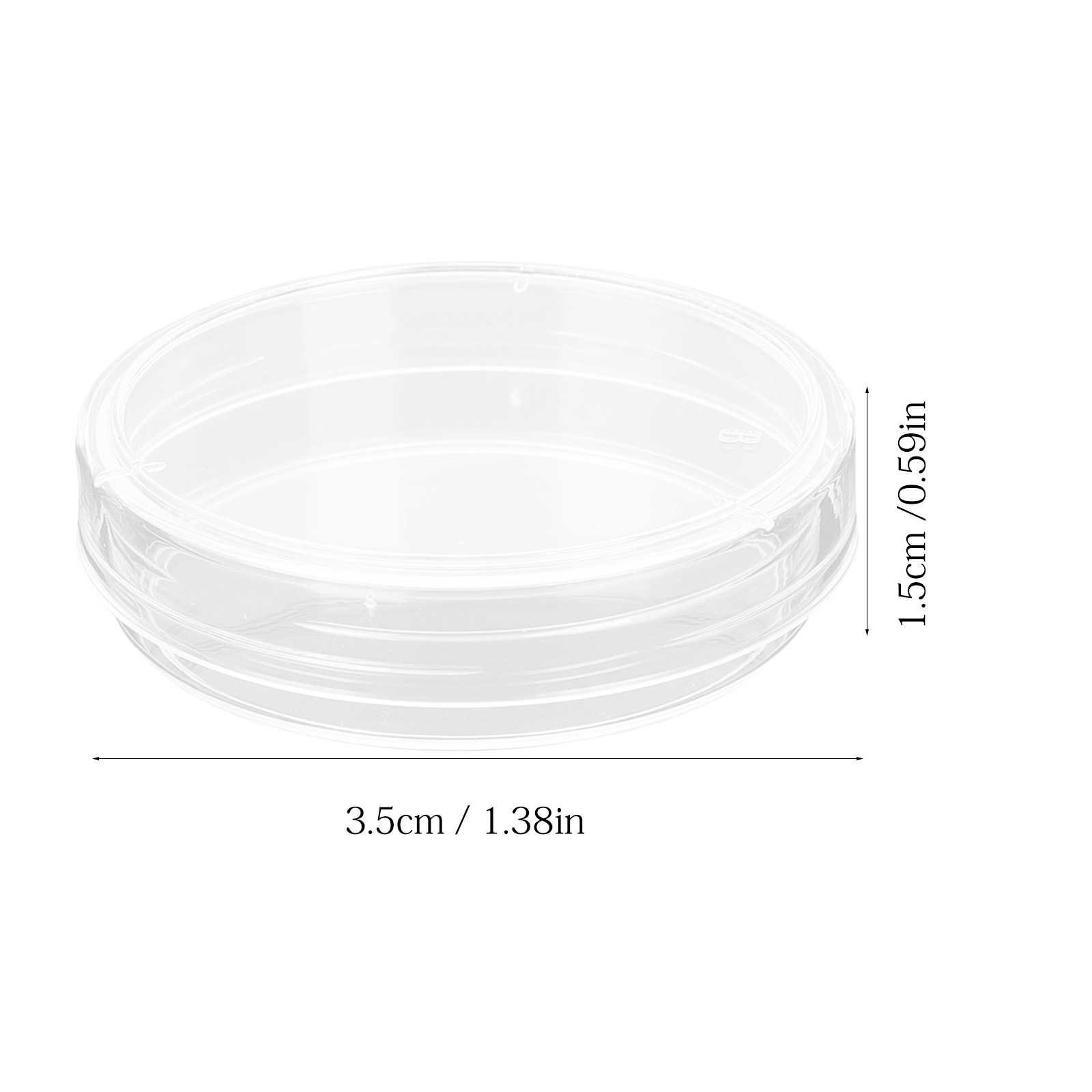 30Pcs Petri Dishes Clear Plast - Agar Tissue Culture avaliação e preço