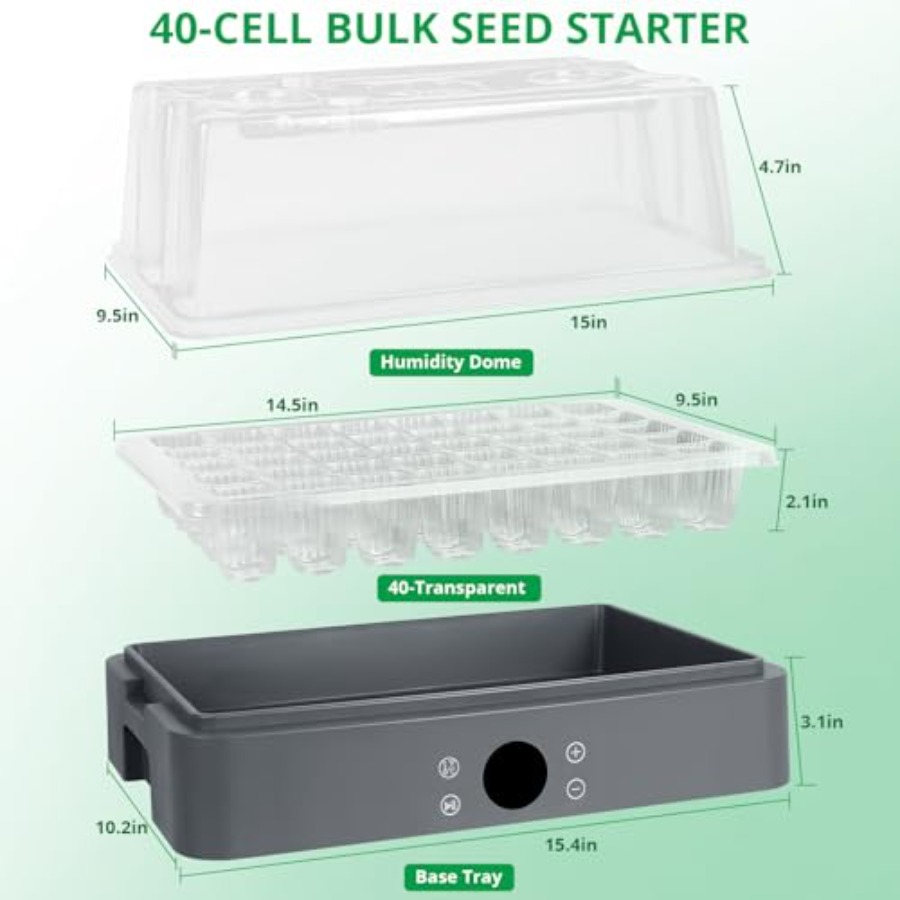 Seed Starter Tray with Grow Li - Humidity Dome Kit avaliação e preço