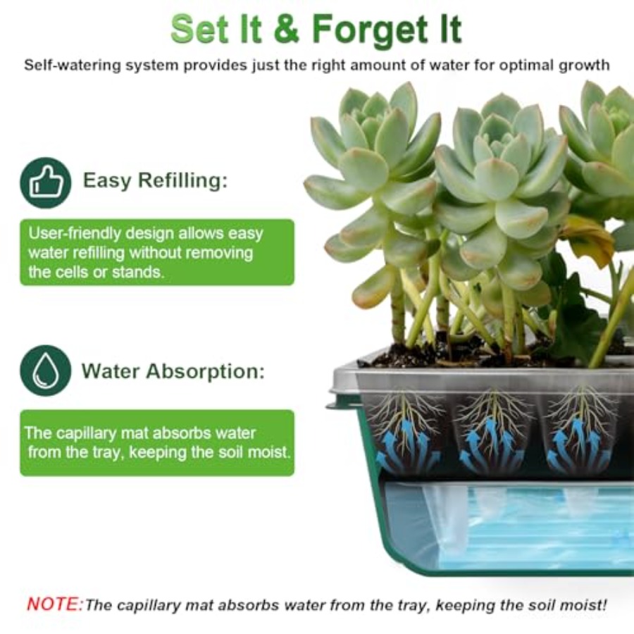 Seed Starter Tray with Grow Li - Humidity Dome Kit avaliação e preço
