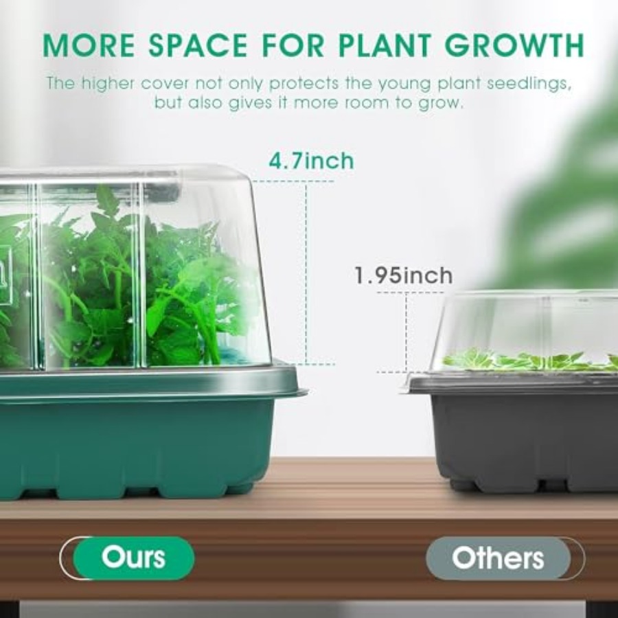 Seed Starter Tray with Grow Li - Humidity Dome Kit avaliação e preço