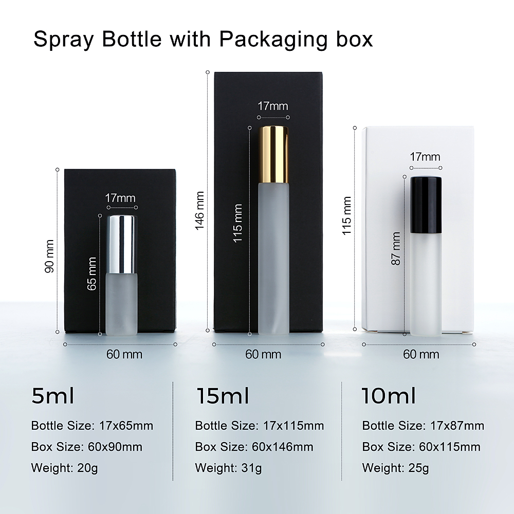 50Pcs 5/10/15ml Perfume Bottle - Misting Bottle Fine avaliação e preço