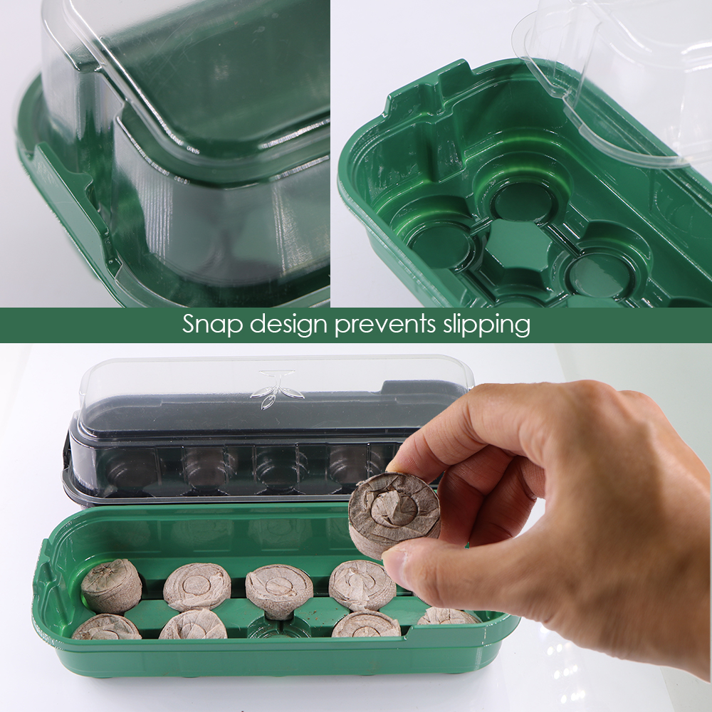 10 Cells Seedling Trays Germin - Peat Pellet Tray avaliação e preço