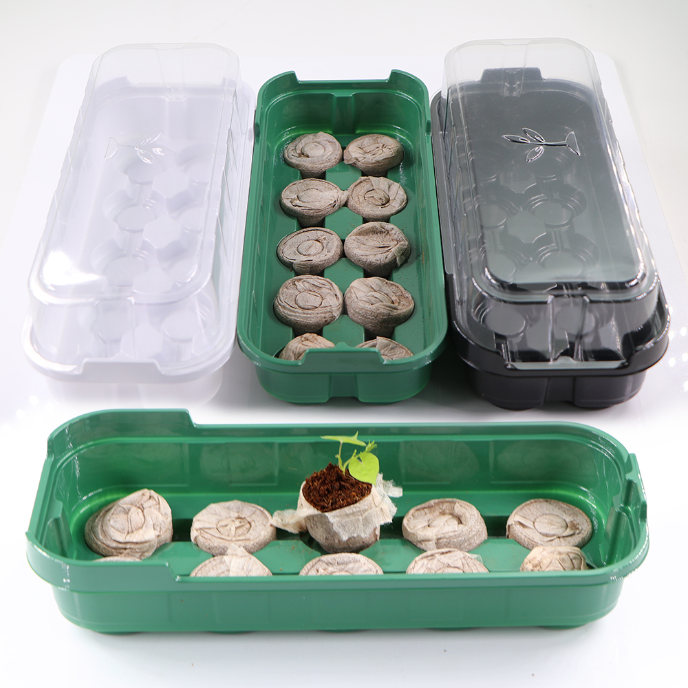 10 Cells Seedling Trays Germin - Peat Pellet Tray avaliação e preço