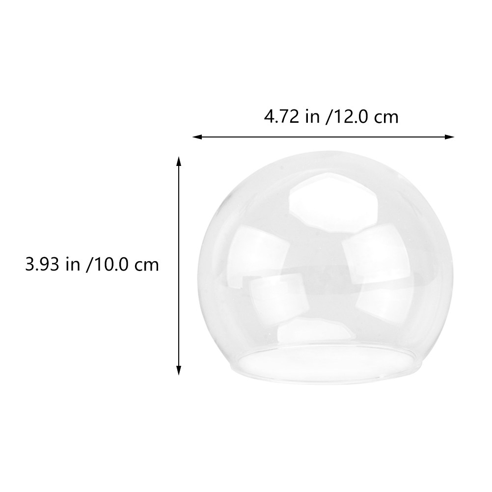 2Pcs Clear Glass Dome Display  - Plastic Dome Clear avaliação e preço
