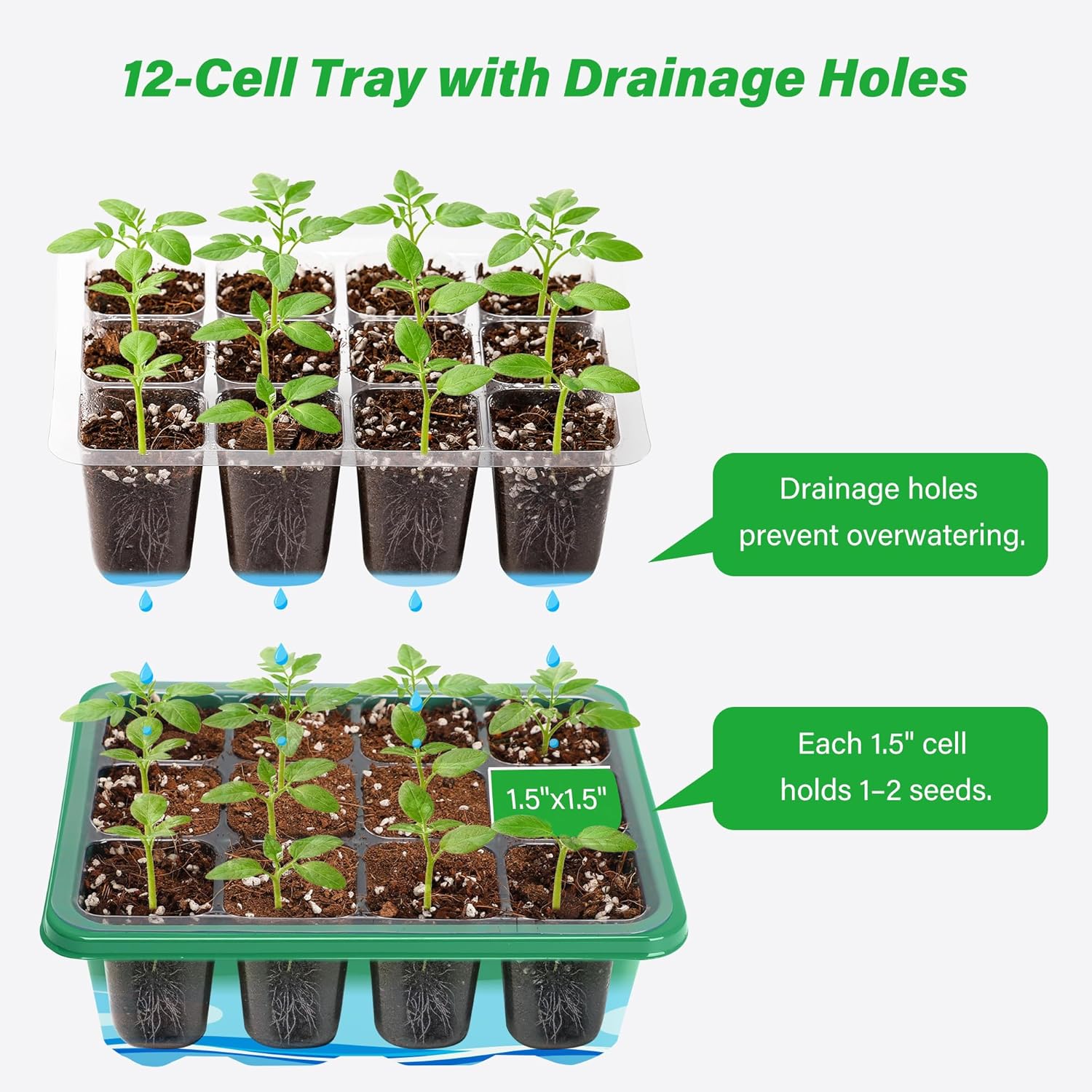 Growing Starting Nursery Trays - Humidity Dome Kit avaliação e preço
