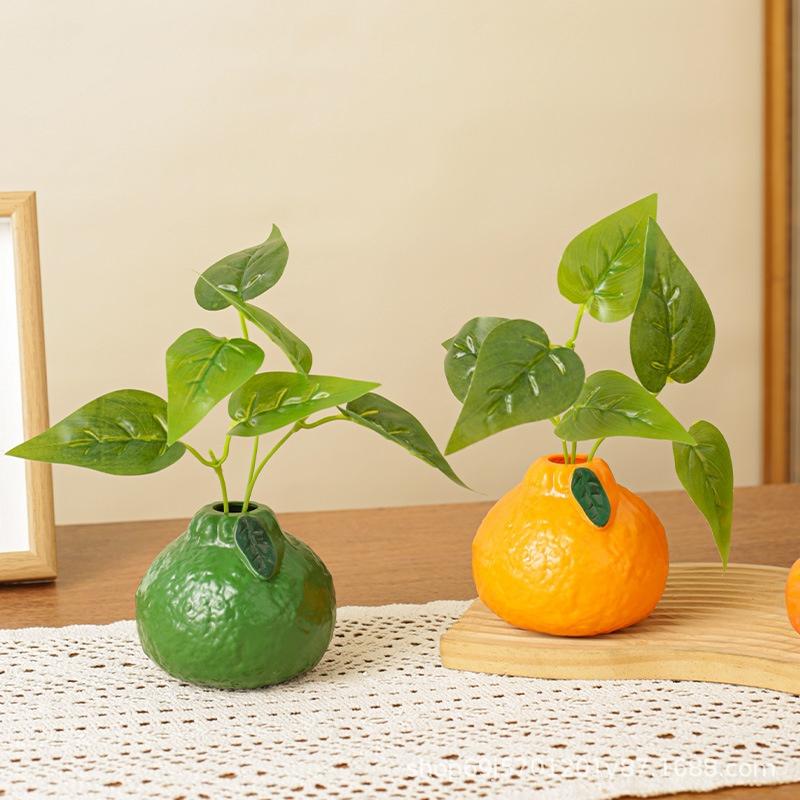 Orange Fruit Shaped Flower Vas - Propagation Station Vase avaliação e preço